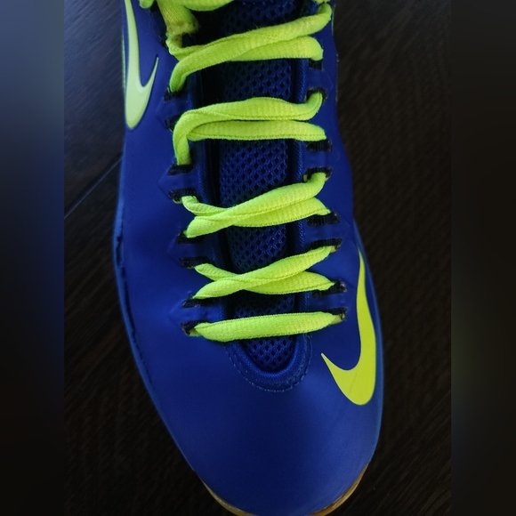 Nike 👟 2012 KD 35 Basketball shoes Royal Blue/Neon yellow size US 7Y Eur 40 $14 - Picture 9 of 14